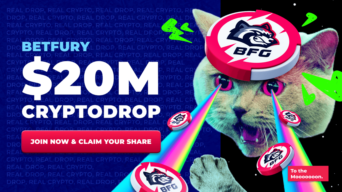 $20M BetFury Cryptodrop Campaign